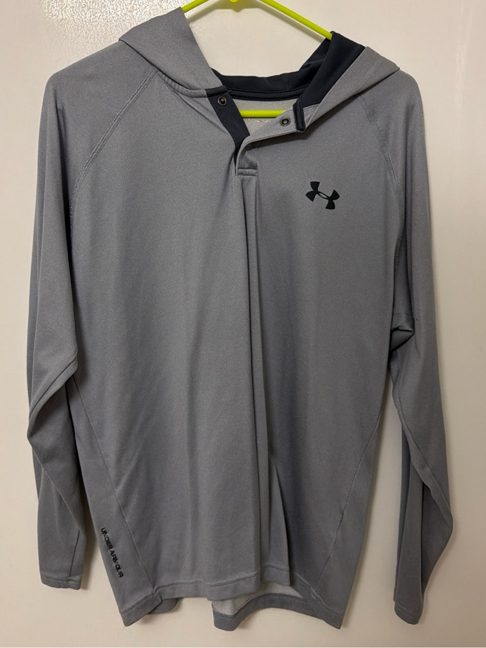 Under Armour Gray Lightweight Hooded Shirt Jacket